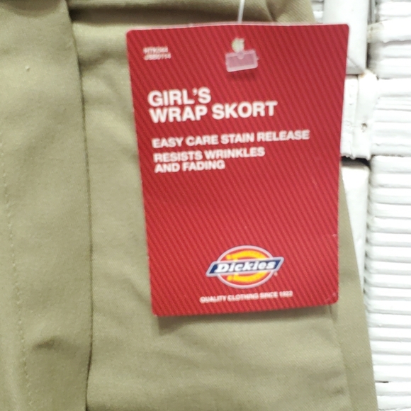 Dickies Girl Wrap Skort Size 6X - Picture 3 of 4